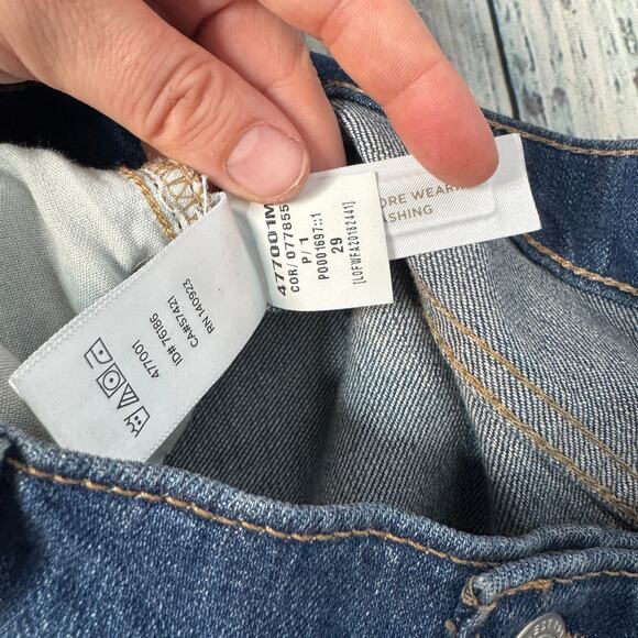 Loft Ann Taylor Embroidered Boyfriend Jeans 29/8 - Picture 4 of 4